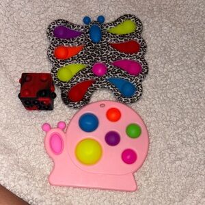 Colorful Animal Pop Fidget Toy Set